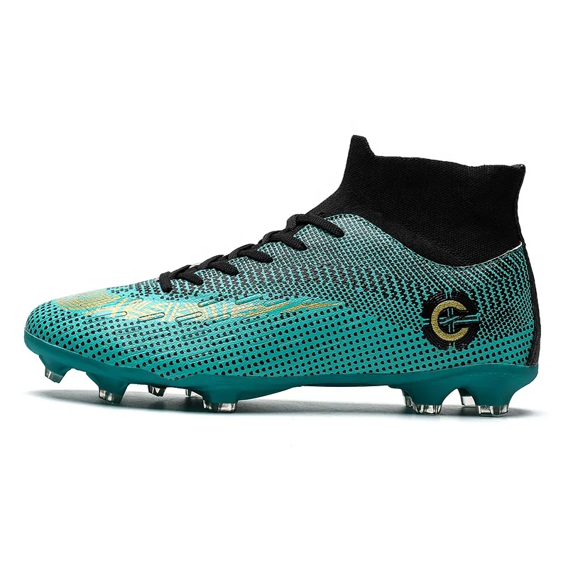 

Custom basketball shoes New Arrival Men Fashion Sports High Ankle Football Boots Shoe Outdoor/Indoor Soccer Shoes