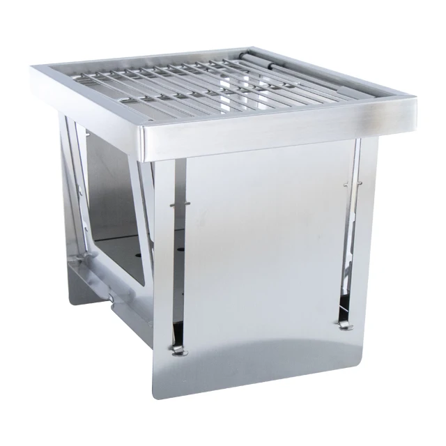 
Charcoal BBQ Grill Oven Outdoors, Foldable Grill BBQ Stove, Camping BBQ Grills 