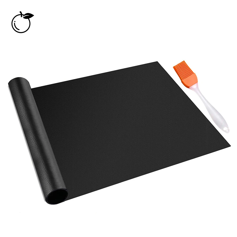 

Charcoal Bbq Grill Mat Cooking Sheet Oven Liner Non-Stick Toaster Oven 11Inches Baking Sheet, Any colors, like black, brown, copper, silver