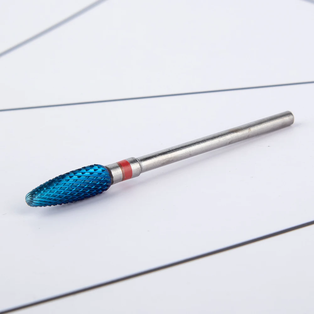 

Factory Supply Blue Carbide Nail Drill Bit