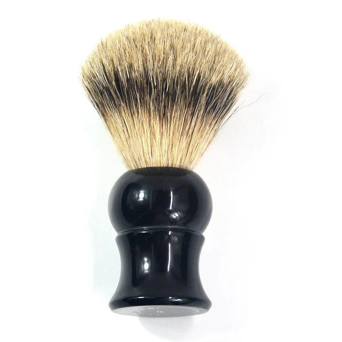 

Hot Selling Black Resin Handle Silvertip Badger Hair Shaving Brush