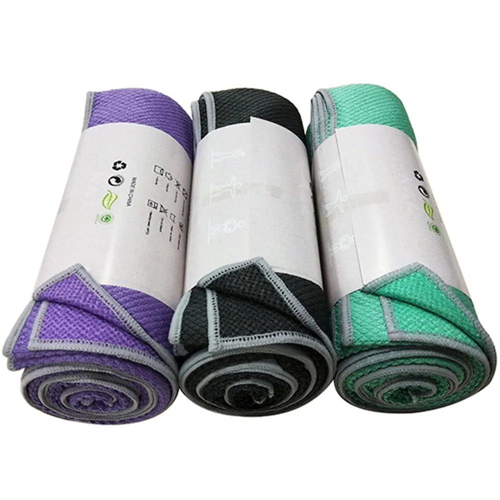 

Non Slip Cover Towel Anti Skid Microfiber Yoga Mat Size 186cm*65cm Towels Pilates Blankets Fitness