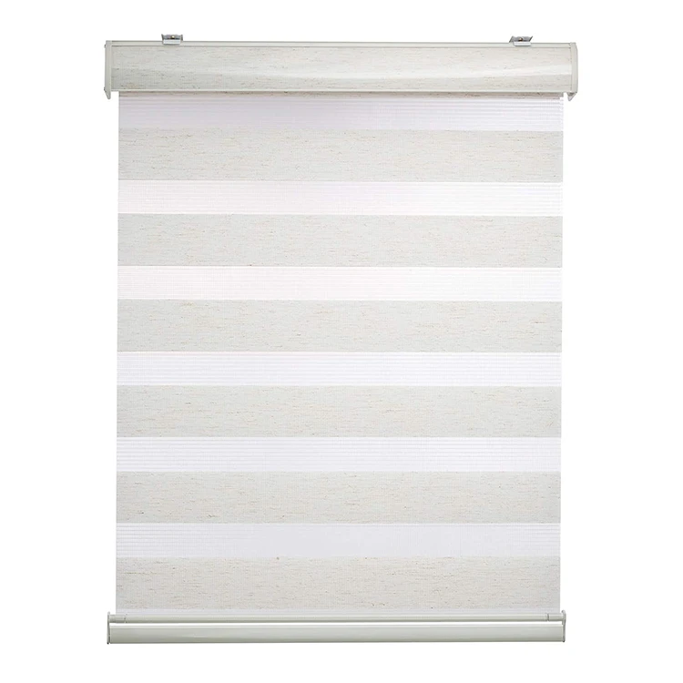 

New Bedroom Manual Zebra Blinds Window Covering Shades Roller Blind, Customer's request