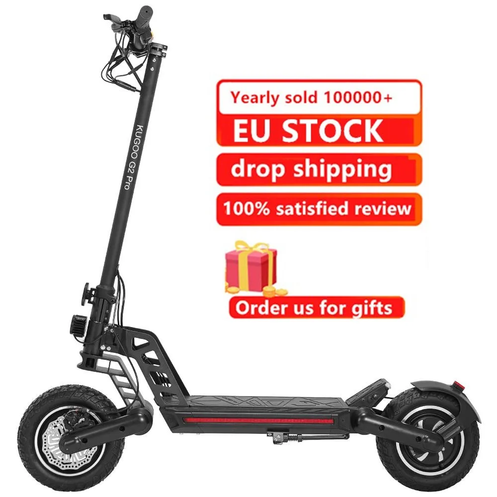 

Kugoo G2 PRO EU Warehouse Three-speed Adjustment 200kg load 10 Inch Wheel Adult electric scooter offroad