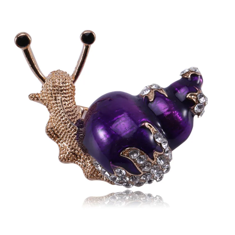

Fashion and creative snail Korean oil dripping enamel snail lovely Brooch