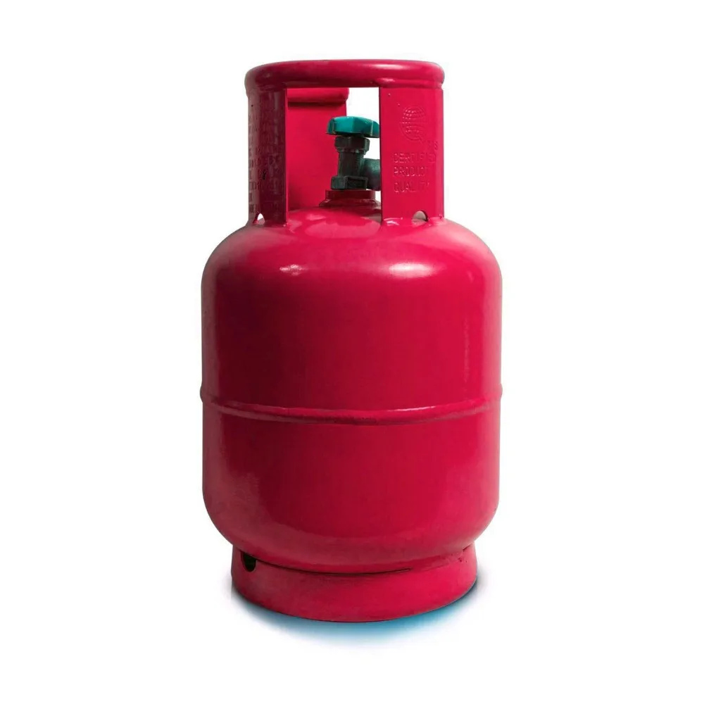 Petite Bouteille De Gaz Bleu Et Jaune