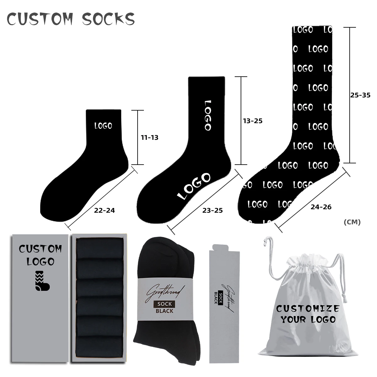 

OEM Socks Custom Logo Embroidered Funny Ankle Crew Novelty Cotton Socks Packaging Sets Designer Unisex Womens Custom Men Socks, Custom color