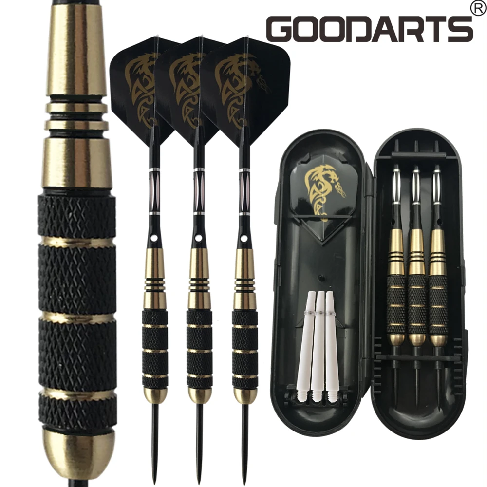 

GOODARTS Indoor Sports Custom wholes 22g Brass Barrel Darts Case Set Darts accessories OEM Logo Professional Steel Tip Darts