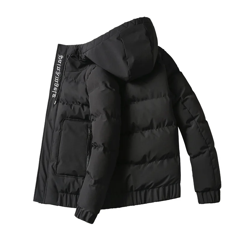 

Winter New Men's Thick Down Jacket, Hooded Casual Warm Coat