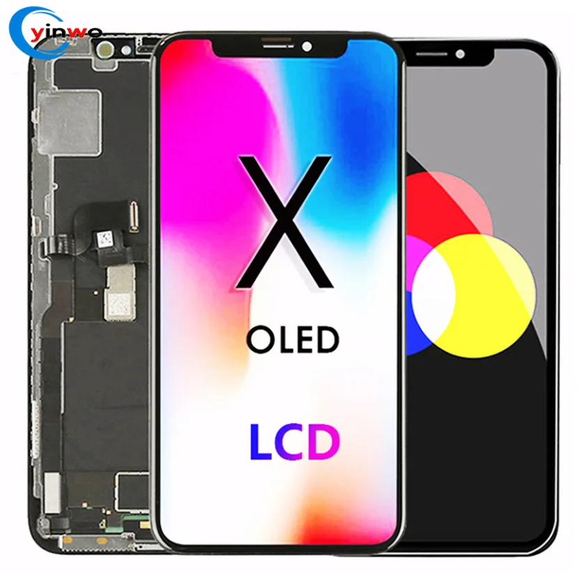 

Wholesale GX OLED For iPhone X LCD Display With 3D Touch Screen Digitizer Assembly