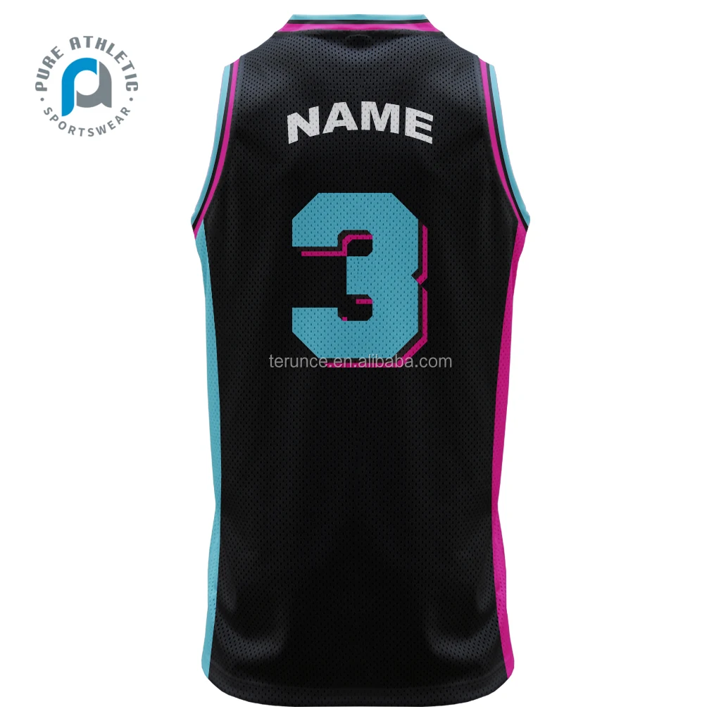 Pure Ladies Sublimated Basketball Wear Uniform Color Pink Womens