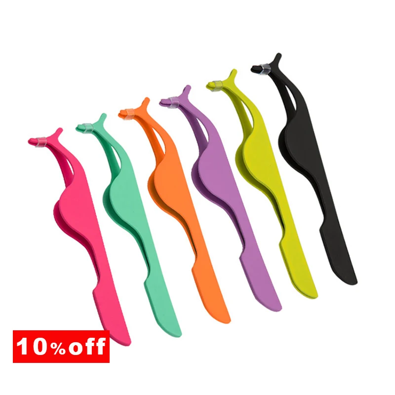 
OEM canton fashion custom extensions lash laah tweezers laah applicator eyelash tweezers 