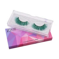 

New Style Colored Mink Eyelashes 3d Luxury Lashes with Free Sample