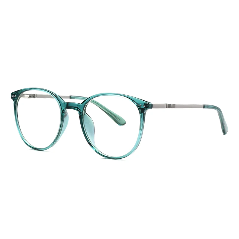 

2021New Design Glasses Frame Blue Frame Optical Eyeglasses Spring HingeH