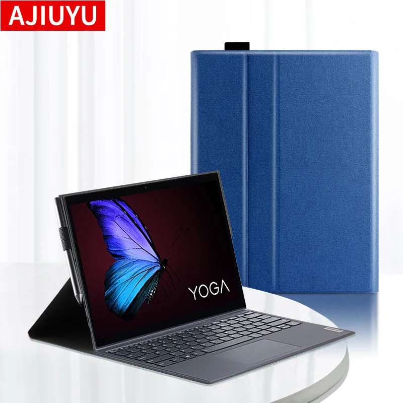 

Case For Lenovo Yoga Duet 13" 2020 Tablet Laptop PC Protective Cover, Black,blue