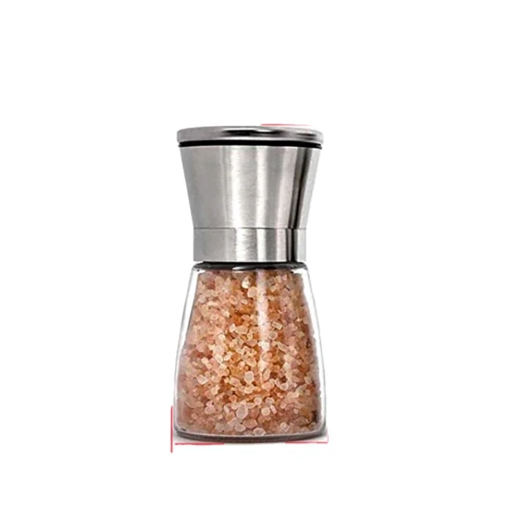 Stainless Steel Food Grade Salt And Pepper Grinder Spice Mill Grinder Bottles Shaker With Ceramic Mechanism ceramic grinder, Customized