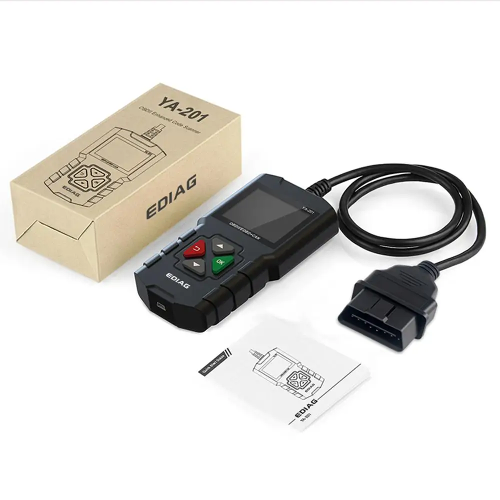 

Ediag YA-201 Automotive OBD2 Scanner Engine YA201 Code Reader Upgrade Via USB Life Long OBD 2 Car Diagnostic Tool PK NT201 AL319