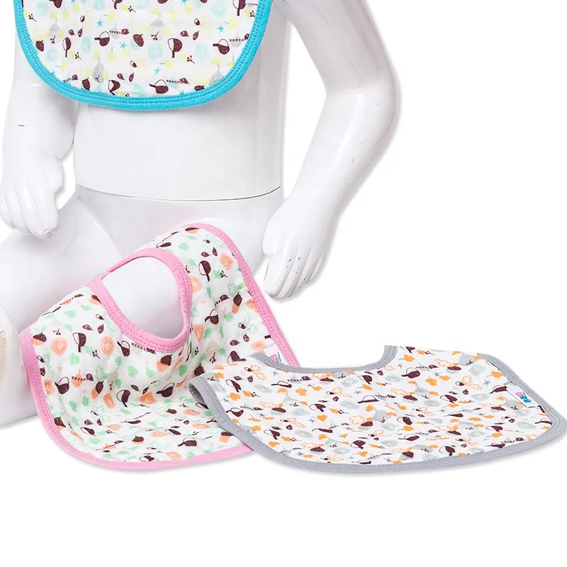 
High Quality Organic Cotton Baby Drool Bibs Waterproof Easily Clean Comfortable Soft Baby Bibs 