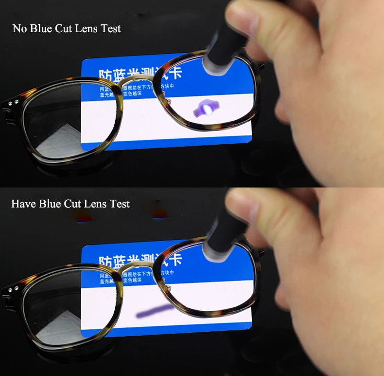 check blue cut lens