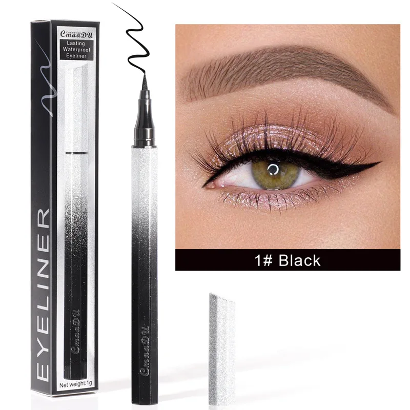 

Matte Multi Colors Quick-Drying Smooth Glue Eye liner Pencil Waterproof Sweat-Proof No Smudging Long Lasting Liquid Eyeliner