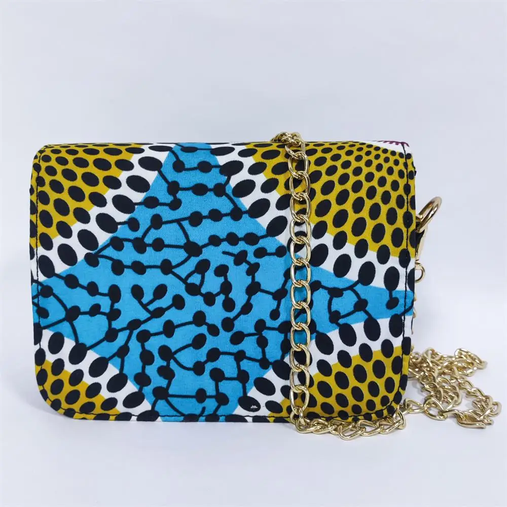 

Wholesale African Bag Fashion Handbag African Pint Wax Fabric Shoulder Bags Designers Women Purses Handbags, As pictures or customized