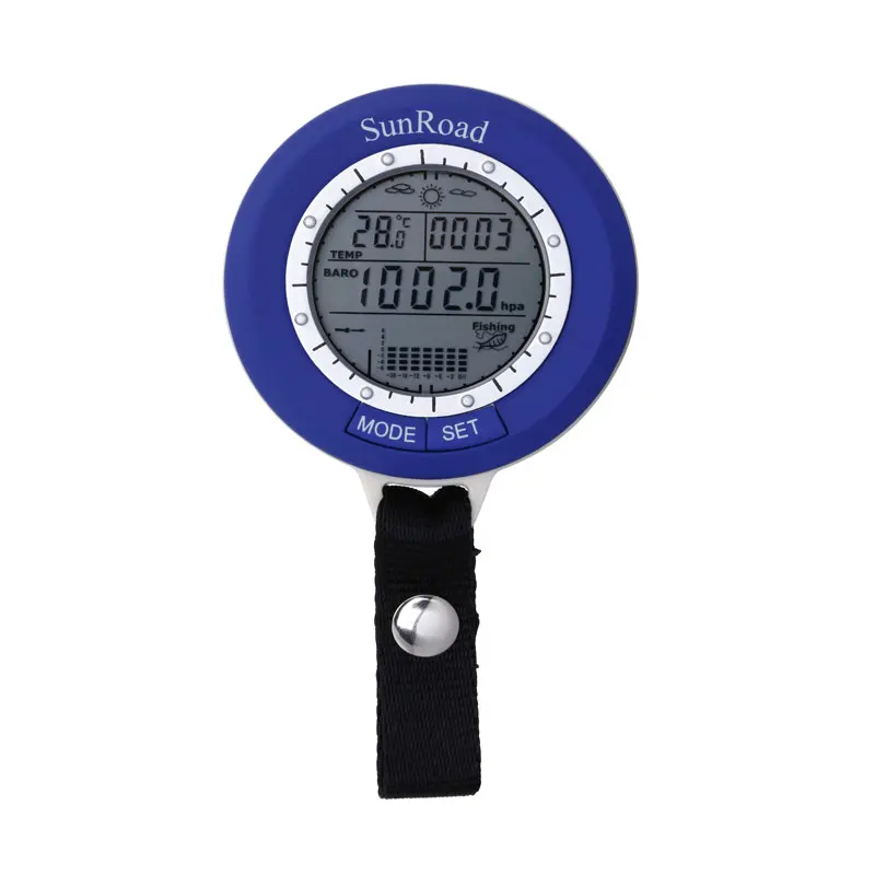 

pocket barometer watch barometer altimeter barometer compass watch, Blue