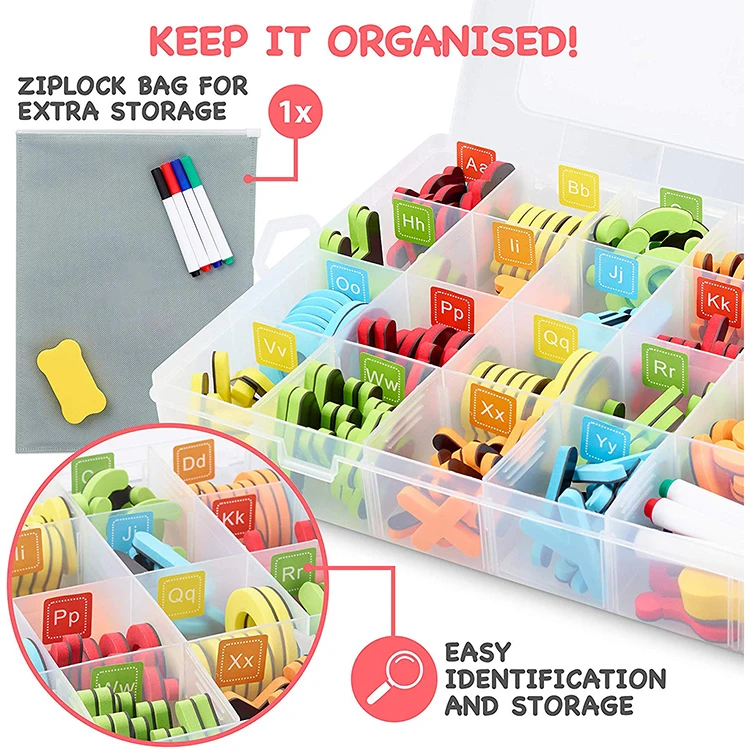 Classroom Magnetic Alphabet Letters And Numbers Set With Magnet Drawing ...
