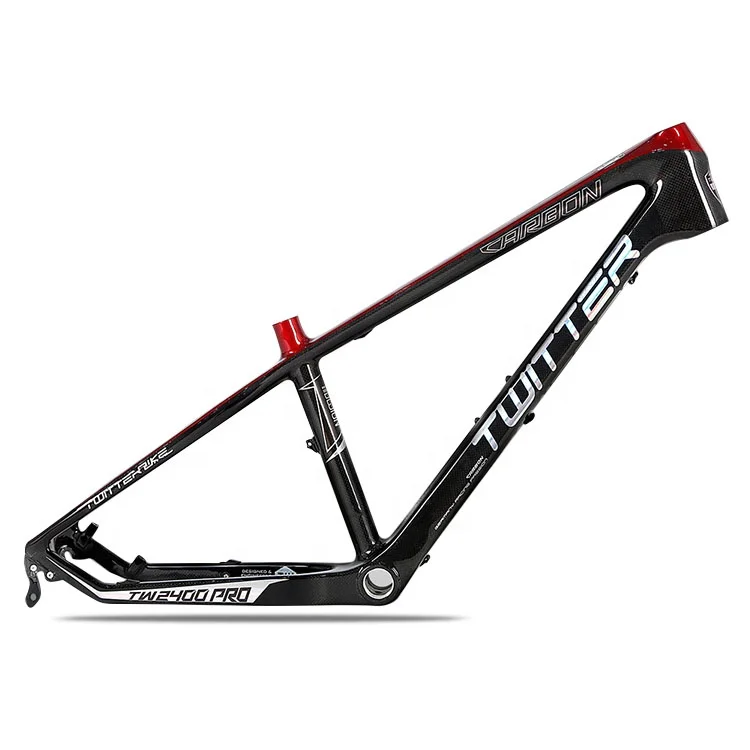 

Ultralight Carbon Fiber BMX MTB Mountain Bike Frame Disc Brake Bicycle Frame for 24 Inch Kids, Red/blackre/blackblue/blackyellow
