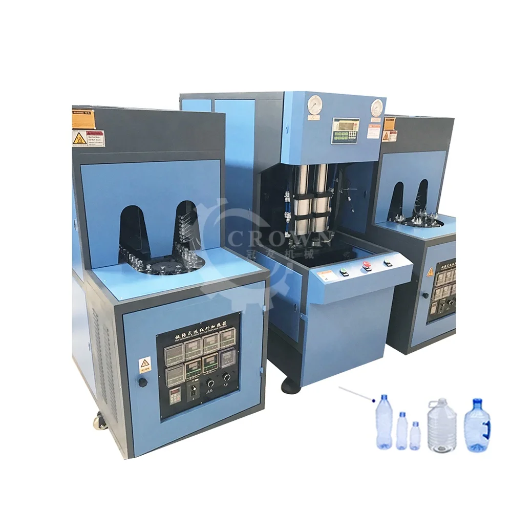 
2 4 6 Cavity Automatic PET Plastic Bottle Making Blow Moulding Blowing Machine Price 