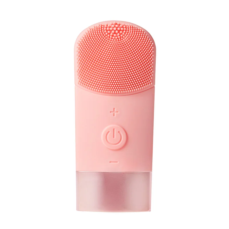 

Factory made design sonic facial cleansing brush silicone facial cleansing brush facial cleanser brush for home use, Blue/pink