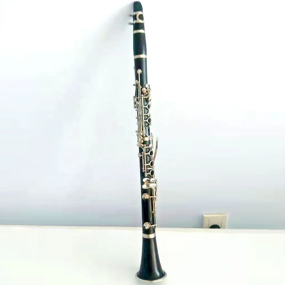 

Promotion ABS resin nickel plating 17 key Bb--Tone clarinet, Black body