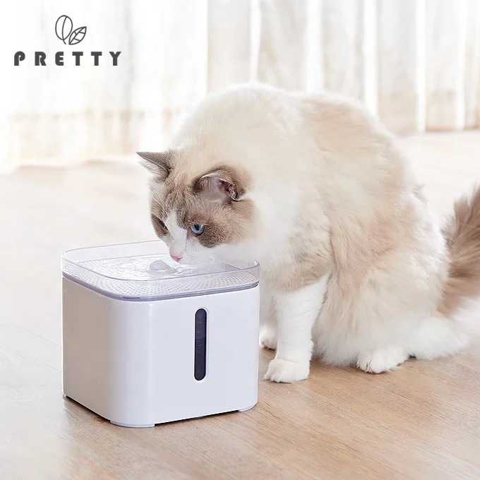 

Pretty wholesale cat water fountain Have a certificate pet water fountain for cats high quality cat drinking fountain