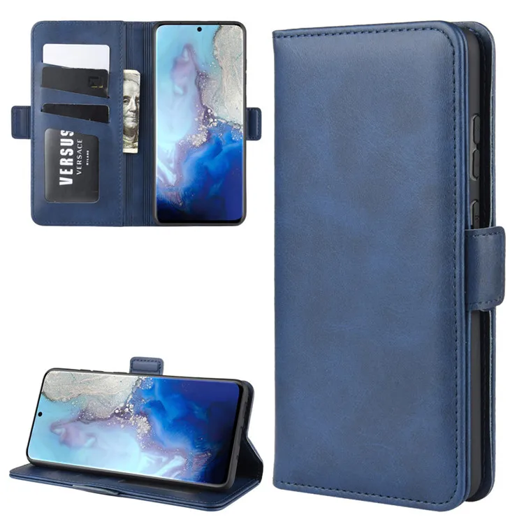 

360 full shockproof pu leather card slot phone holder flip cell phone cover case for Samsung S20 plus ultra