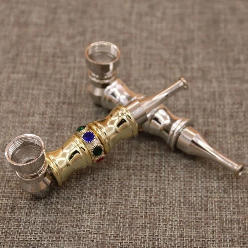 

Diamond Mini Metal Pipe Detachable Portable Filter Mesh Pipe Hot, Picture