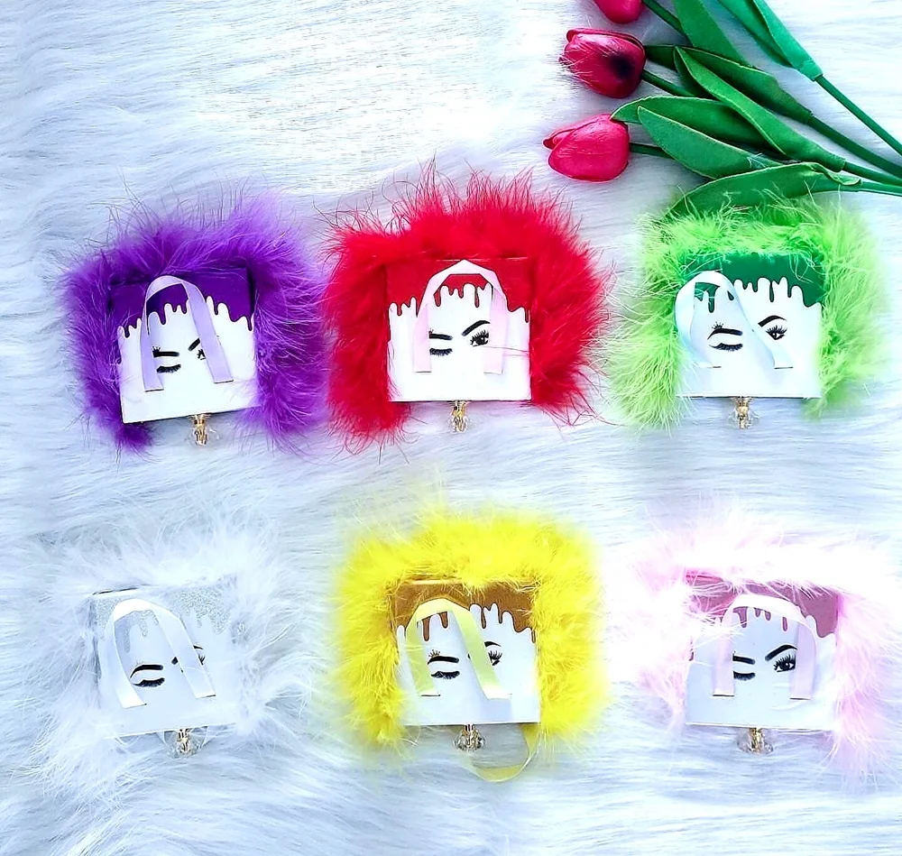 

Make your own brand new custom lash packaging with you package of eyelashes box, Black