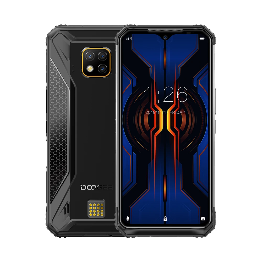 

KOMAY IP68/IP69K DOOGEE S95 Pro Modular Rugged Mobile Phone 6.3inch Display 5150mAh Helio P90 Octa Core 8GB 256GB Android phone