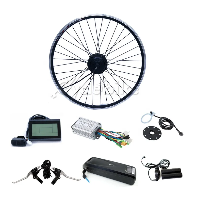 

36v 250w electric bike bicycle motor wheel kit, Black+silver