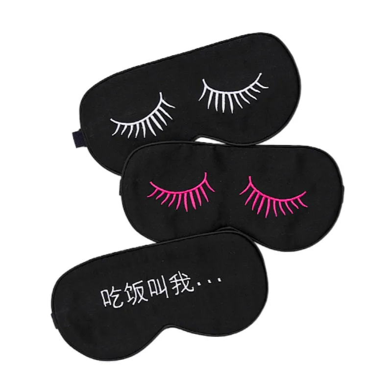 

Embroidered eye mask Multifunctional eye mask made from silk 100%