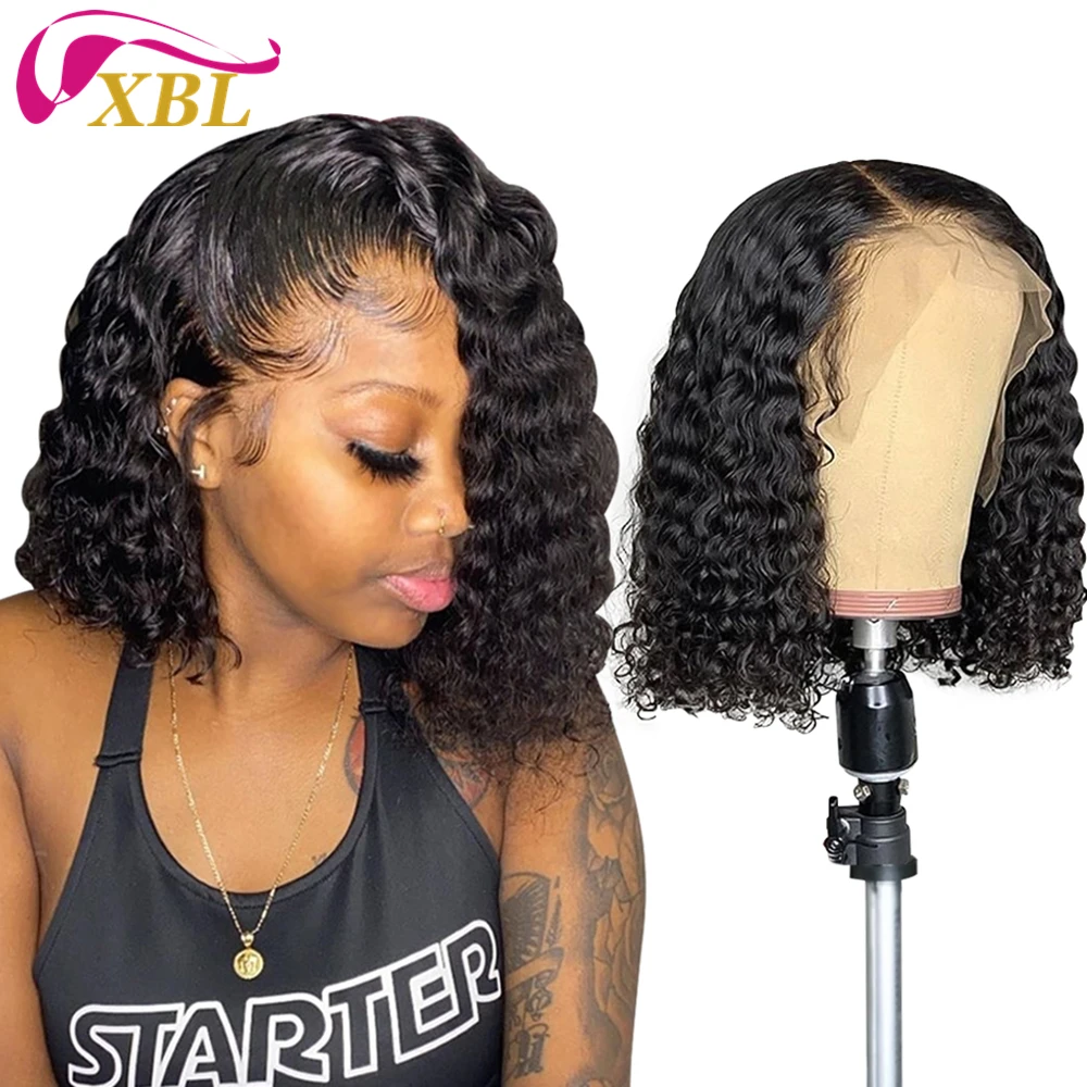 

XBL Brazilian human hair bob wig,deep curly afro wigs for black women,wholesale raw virgin cuticle aligned hair wigs vendors, Natural black