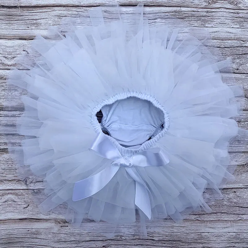 
Newborn 1-3years old kid girl mini fluffy tutu skirts with hair accessories 