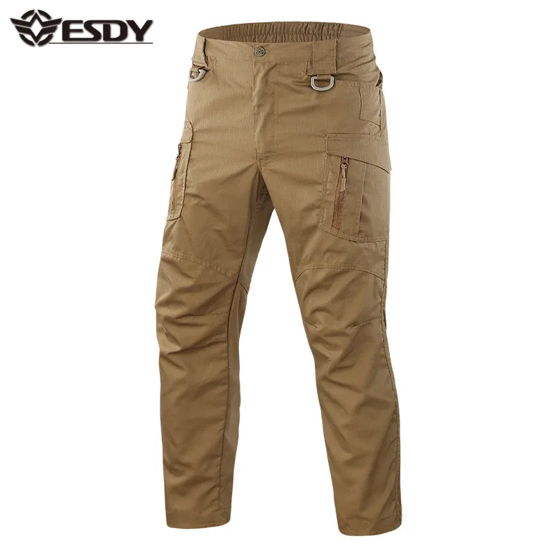 

8-colors ESDY TC 65/35 Plaid Men Outdoor Sports Tactical Hunting Military Pants Plaid IX9 Trousers