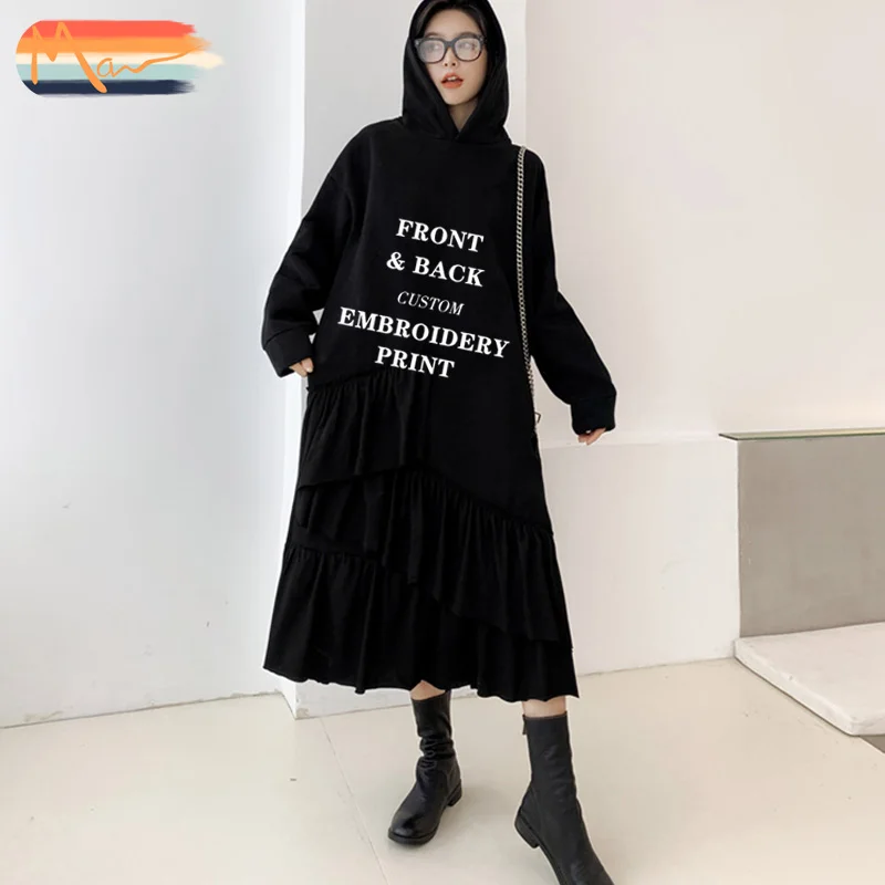 

Maxnegio custom hoodie dress long hoodie dresses dropship manufacturers womens dresses