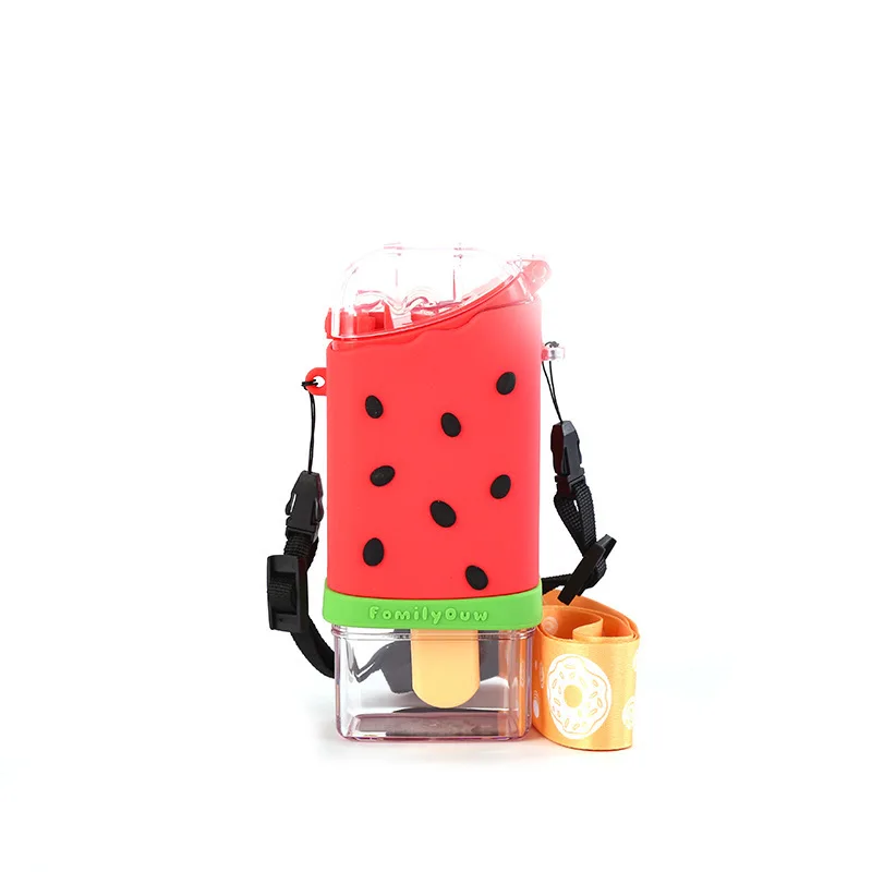 

Hot Selling Clear Plastic Kids Water Bottle Plastic With Straw