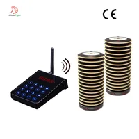 

2019 new design totally waterproof Magnetic wireless guest pager system