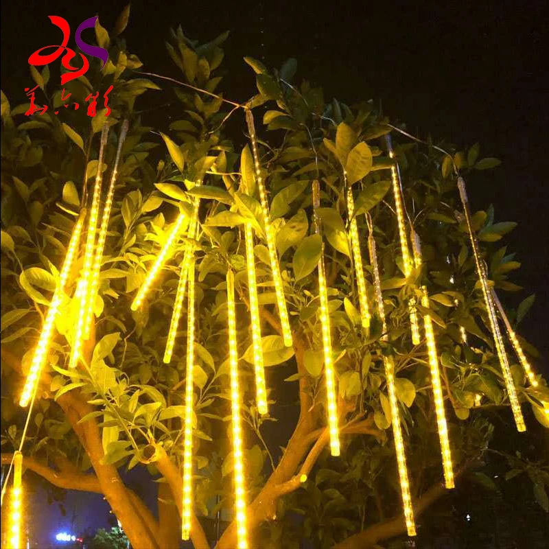 Factory directly for Shower Falling Star Rain Drop/Icicle Snow outdoor Garden LED Xmas Christmas Tree String Light