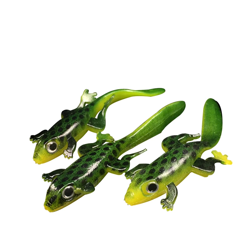 Weihe 7.5cm/3g Fishing Simulation Salamander Soft Lure Artificial Bait