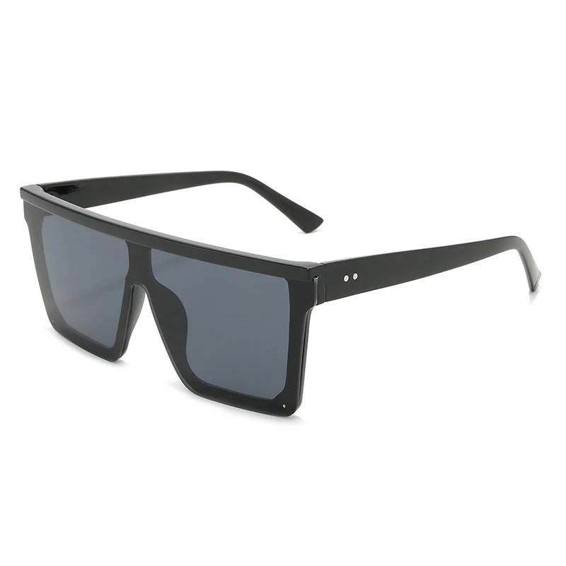 

Keloyi Flat Top Sunglasses Women Gradient Plastic Shades Sun Glasses UV 400 Custom Logo 2020 New style Transparent Square