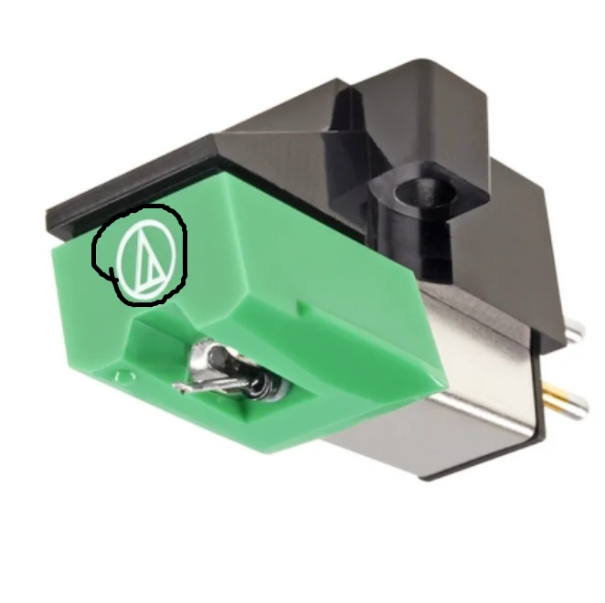 

Turntable cartridges for AT95E, Orange /red