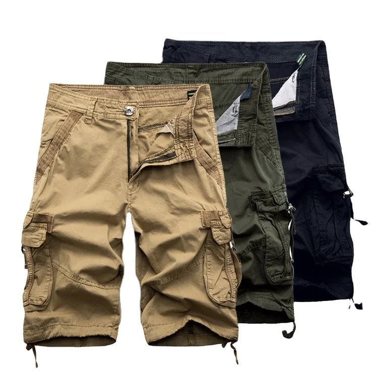 

High Quality Summer Six Pockets 100% Cotton Men Half Short Pants For Fabric