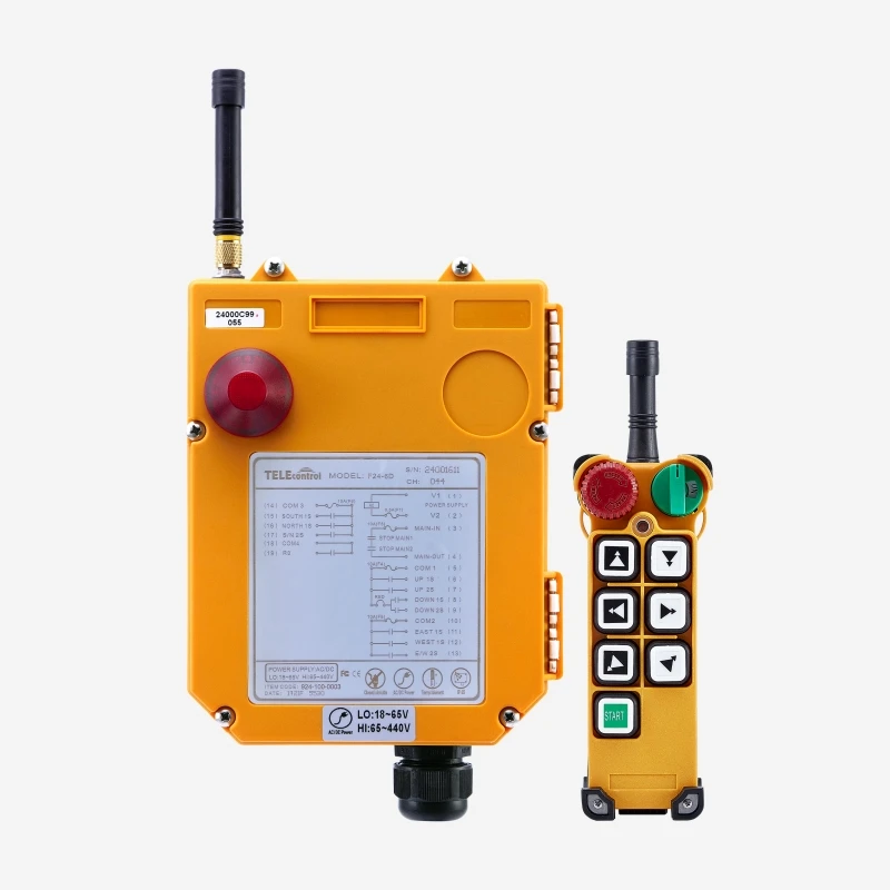 

Telecontrol Industrial wireless radio remote control system F24-6D for industrial agricultural clean drainage, N/a